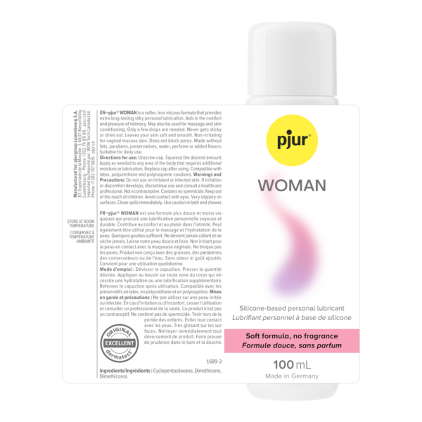 pjur_WOMAN_100ml_CA_Back-Image