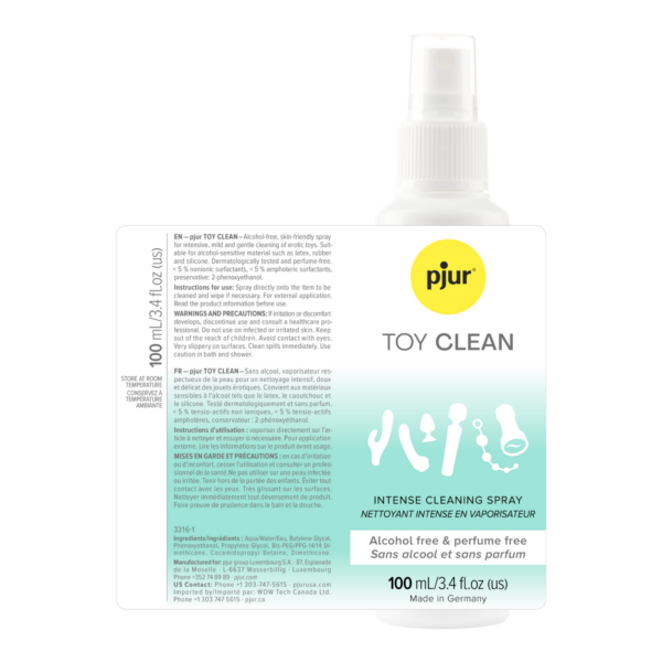 pjur TOY CLEAN | Gentle Alcohol-Free Sex Toy Cleaner